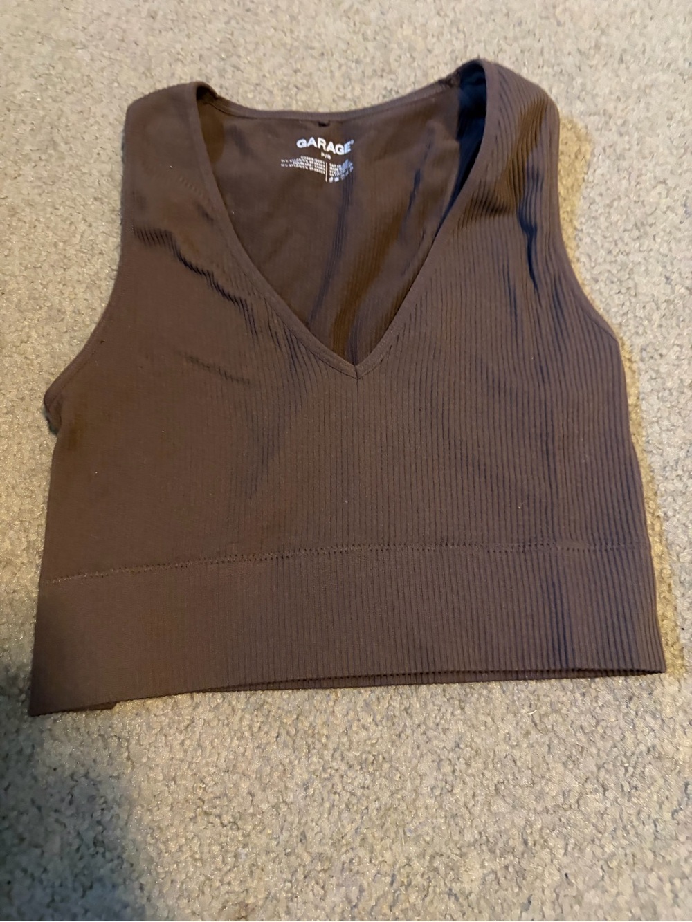4 Women's Ribbed Tank Top - Picture 3 of 4